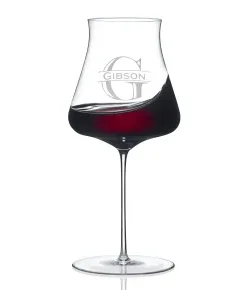 Personalized Wine Enthusiast Somm Cabernet Sauvignon Handblown Wine Glass (Set of 2)
